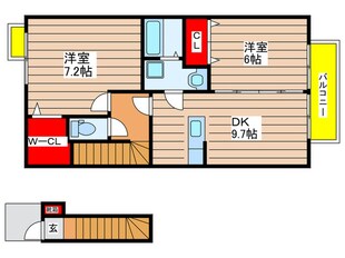 グランシャリオの物件間取画像